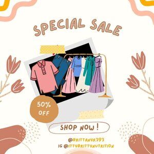 CLOTHES ONLY HALF OFF